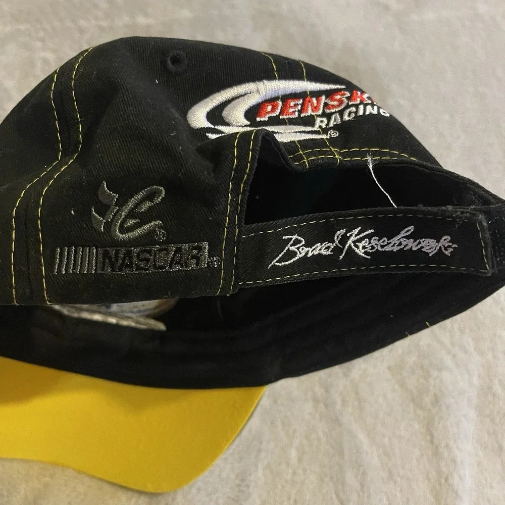 Nascar Hat Men One Size Black Chase Authentics Racing Adjustable‎ Trucker Cap